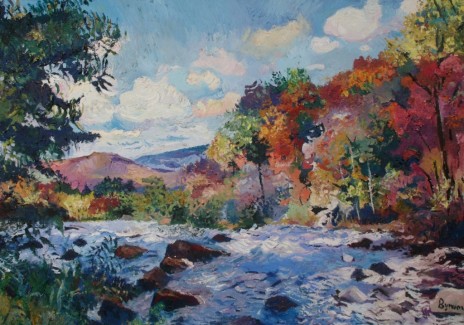 I Am One With the Universe (34x48, Oil/Canvas) North Georgia Mountains