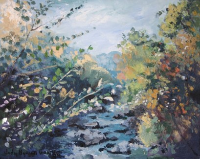 Love on Lake Lure  (16x20, Oil on Canvas)N Carolina