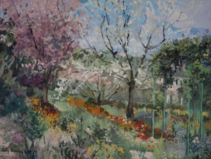 Giverny (36x48 Inches,  Oil on Canvas)